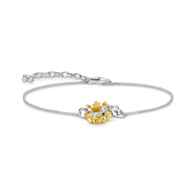 Thomas Sabo Armband krona guld – A1982-849-14