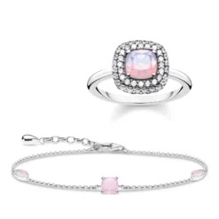 Thomas Sabo Armband opalfärgad sten rosa skimrande – A1936-699-7