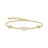 Thomas Sabo Armband pärla med stjärnor guld – A1978-445-14
