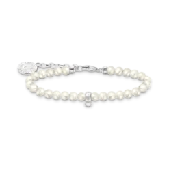 Thomas Sabo Armband Pärla Silver A2141-158-14
