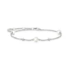Thomas Sabo Armband pärlor med vita stenar silver – A2038-167-14