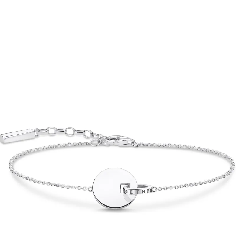 Thomas Sabo Armband Together-Mynt med Ring Silver – A1934-637-21
