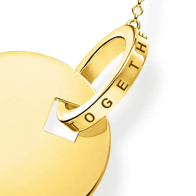Thomas Sabo Armband Together-Mynt med Ring Guld – A1934-413-39