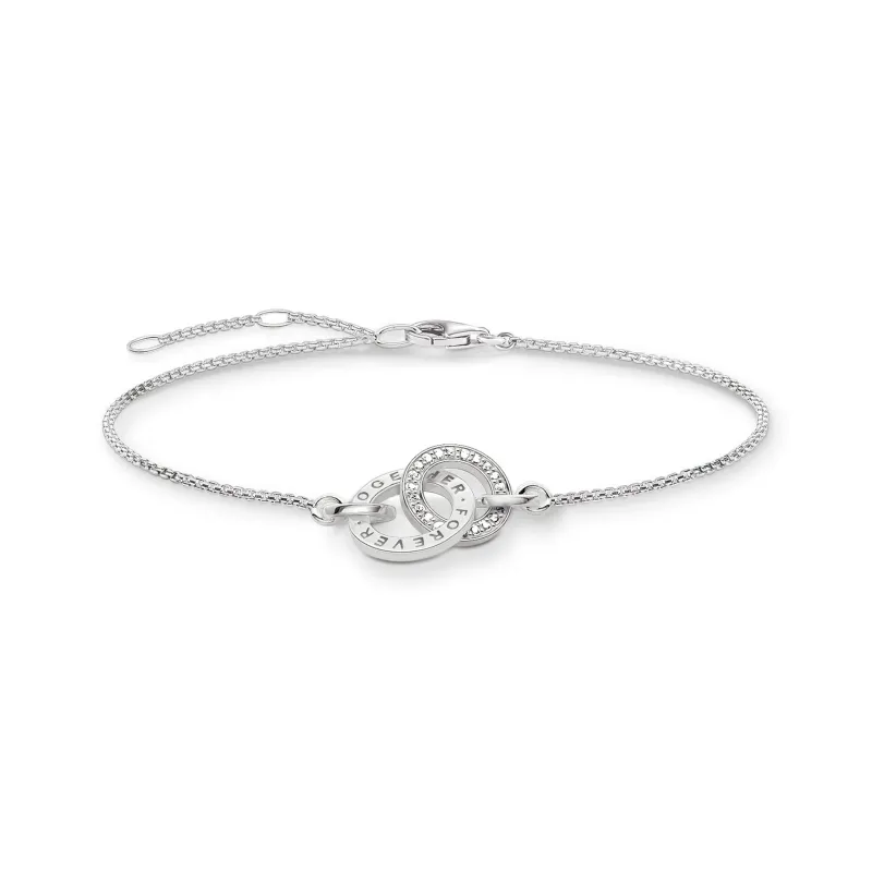 Thomas Sabo Armband tro, hopp och kärlek – A2050-881-7