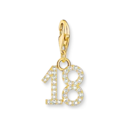 Thomas Sabo Berlock Nummer 18 Guld 2139-414-39