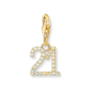 Thomas Sabo Berlock Nummer 21 Guld 2140-414-39