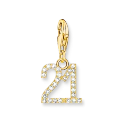 Thomas Sabo Berlock Nummer 21 Guld 2140-414-39