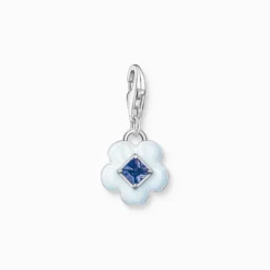 Thomas Sabo Blomma med blå sten silver – 1916