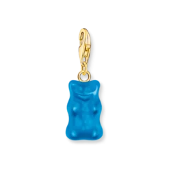 Thomas Sabo Charm Gummibjörn Blå/Guld 2182-413-1