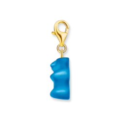 Thomas Sabo Charm Gummibjörn Blå/Guld 2182-413-1