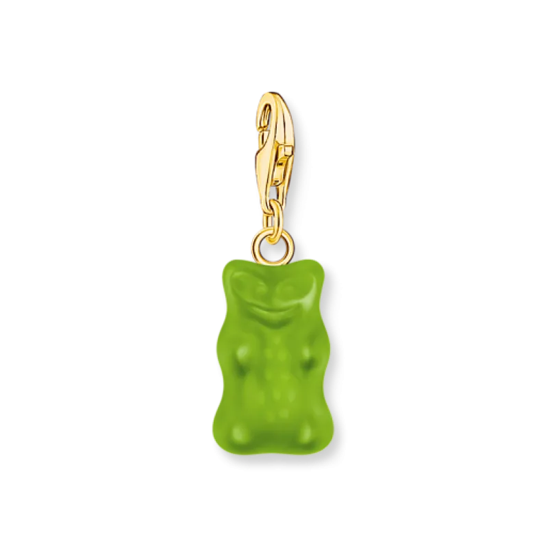 Thomas Sabo Charm Gummibjörn Grön/Guld 2192-413-6