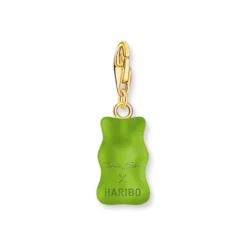 Thomas Sabo Charm Gummibjörn Grön/Guld 2192-413-6