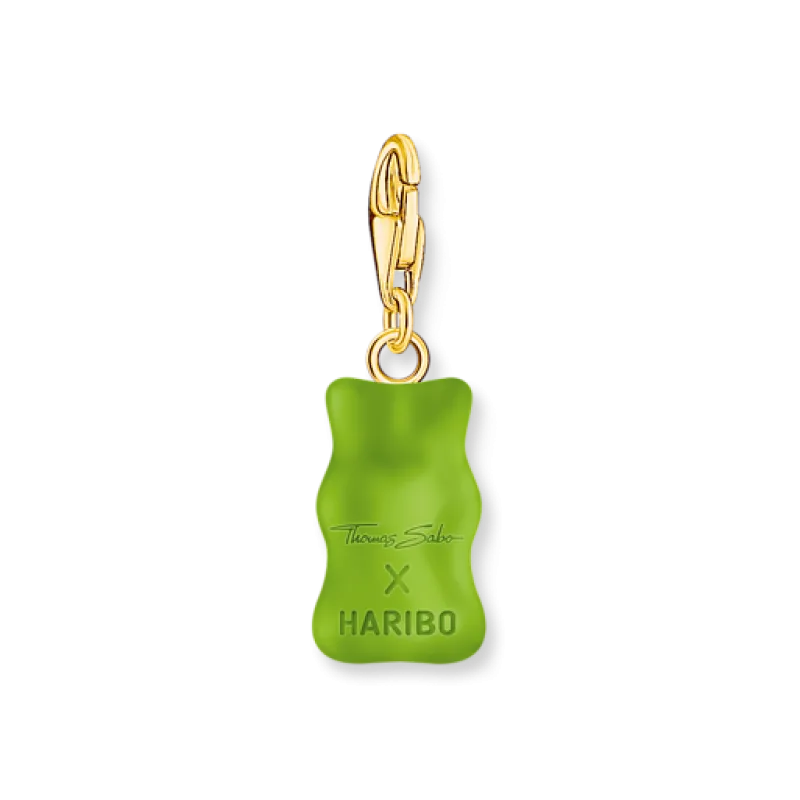 Thomas Sabo Charm Gummibjörn Grön/Guld 2192-413-6