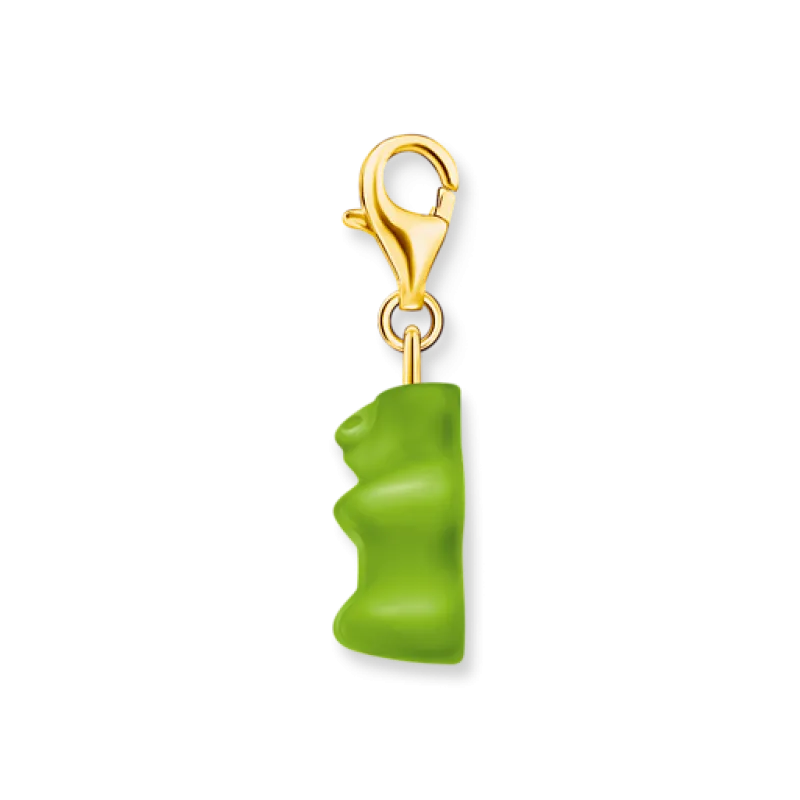 Thomas Sabo Charm Gummibjörn Grön/Guld 2192-413-6