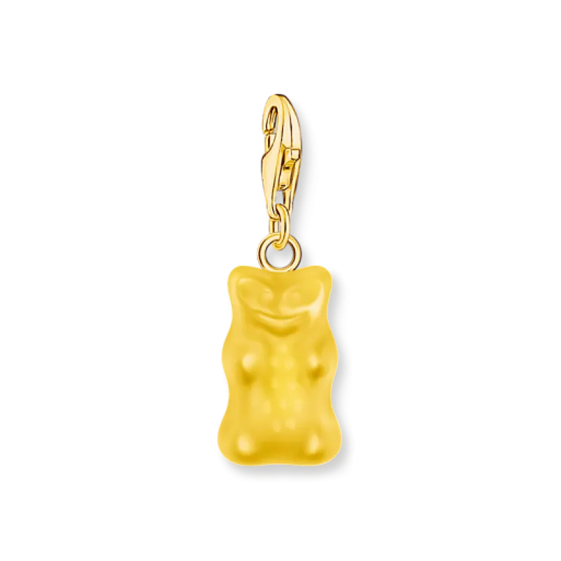 Thomas Sabo Charm Gummibjörn Gul/Guld 2184-413-4