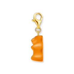 Thomas Sabo Charm Gummibjörn Orange/Guld 2186-413-8