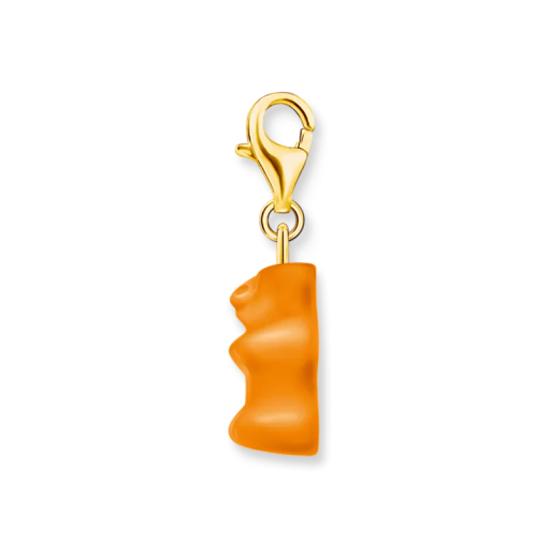 Thomas Sabo Charm Gummibjörn Orange/Guld 2186-413-8