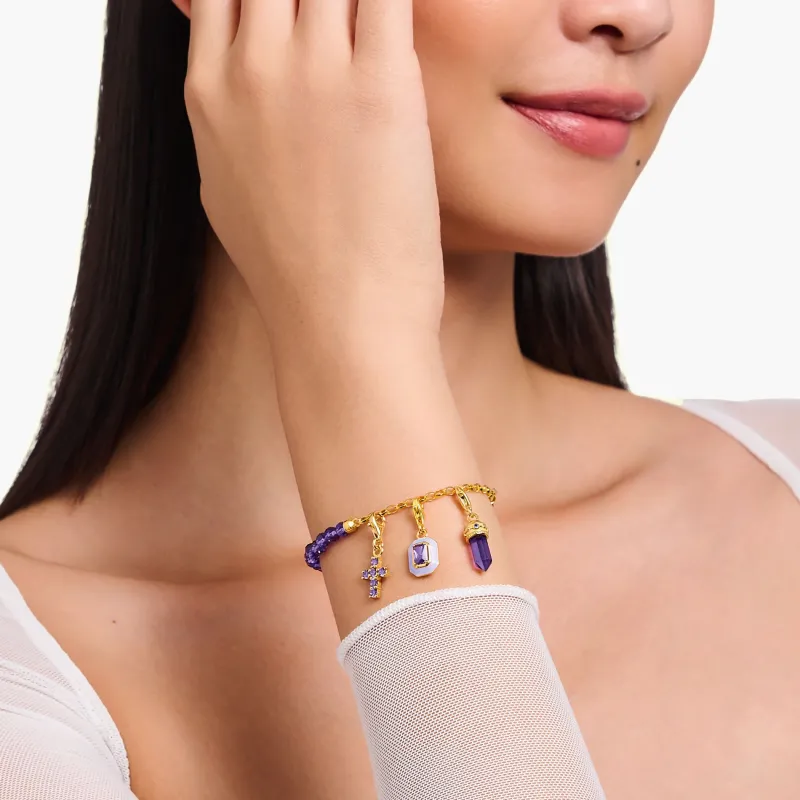 Thomas Sabo Charm Hexagon Guld 2048-973-13