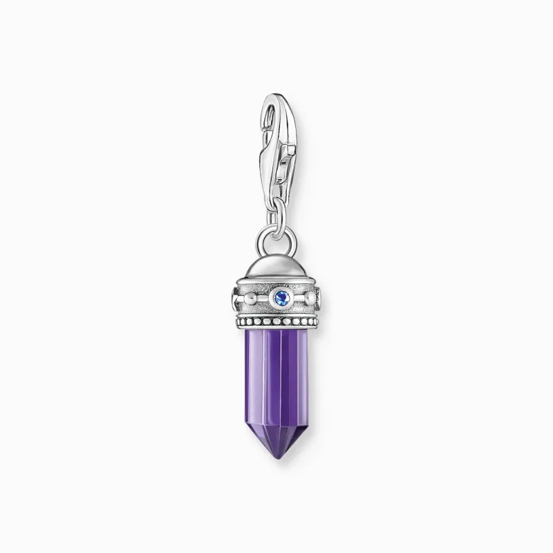 Thomas Sabo Charm Hexagon Silver Lila 2047-348-13