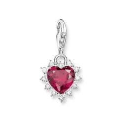 Thomas Sabo Charm Hjärta Röd 2204-013-10