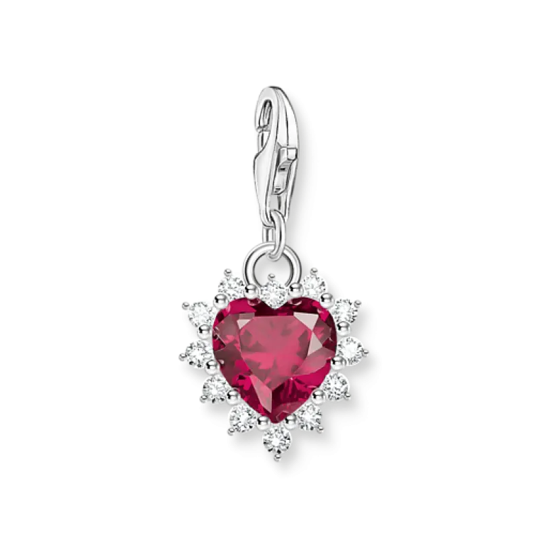 Thomas Sabo Charm Hjärta Röd 2204-013-10