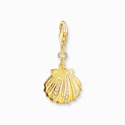 Thomas Sabo Charm-hängsmycke skal guld