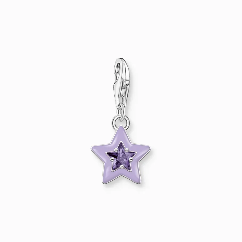 Thomas Sabo Charm Stjärna Lila 2039-041-13