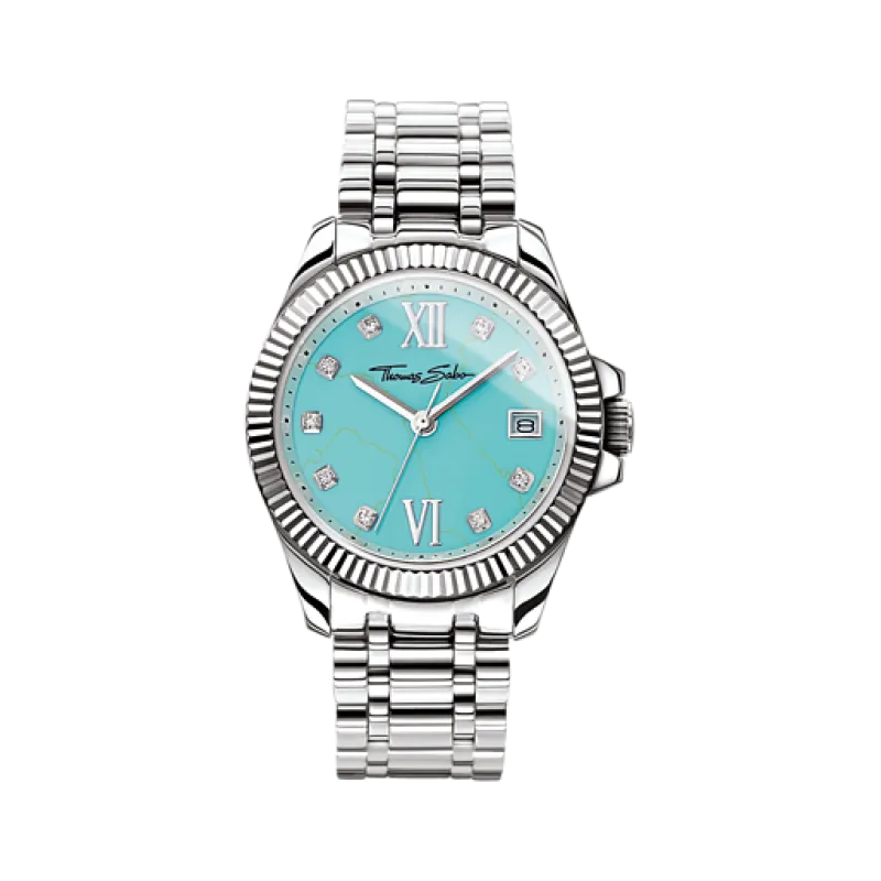 Thomas Sabo Damklocka Divine Turquoise – WA0317-201-215 ( Mega Kampanj)