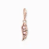 Thomas Sabo Fenixfjäder med rosa stenar roséguld – 1906