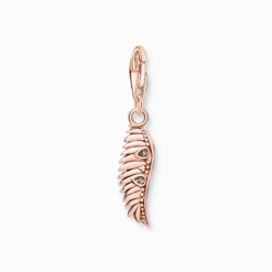 Thomas Sabo Fenixfjäder med rosa stenar roséguld – 1906