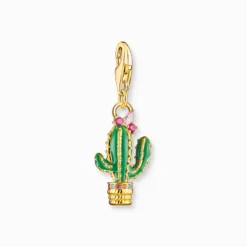 Thomas Sabo Grön kaktus guldpläterad – 1928