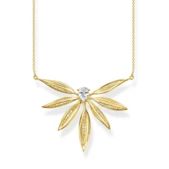 Thomas Sabo Halsband Blad Stora Guld – KE1950-414-14
