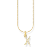 Thomas Sabo Halsband BOKSTAV X Guld KE2263-414-14