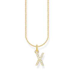 Thomas Sabo Halsband BOKSTAV X Guld KE2263-414-14