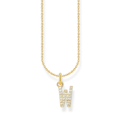 Thomas Sabo Halsband BOKSTAV W Guld KE2262-414-14