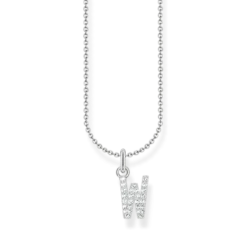 Thomas Sabo Halsband BOKSTAV W Silver KE2262-051-14