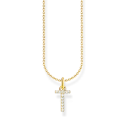 Thomas Sabo Halsband BOKSTAV T Guld KE2259-414-14