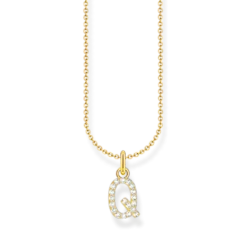 Thomas Sabo Halsband BOKSTAV Q Guld KE2256-414-14