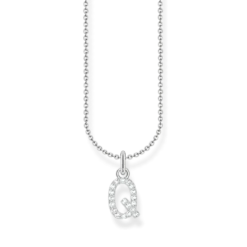 Thomas Sabo Halsband BOKSTAV Q Silver KE2256-051-14