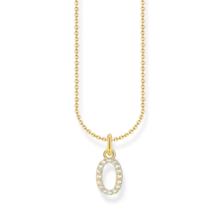 Thomas Sabo Halsband BOKSTAV O Guld KE2254-414-14