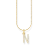 Thomas Sabo Halsband BOKSTAV N Guld KE2253-414-14