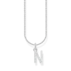 Thomas Sabo Halsband BOKSTAV N Silver KE2253-051-14