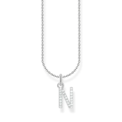 Thomas Sabo Halsband BOKSTAV N Silver KE2253-051-14