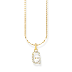 Thomas Sabo Halsband BOKSTAV G Guld KE2246-414-14