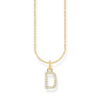 Thomas Sabo Halsband BOKSTAV D Guld KE2243-414-14