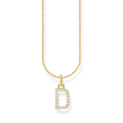 Thomas Sabo Halsband BOKSTAV D Guld KE2243-414-14