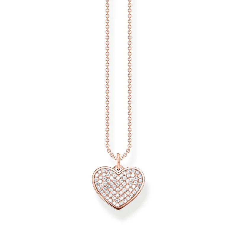 Thomas Sabo Halsband hjärta rosé – KE2127-416-14