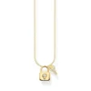 Thomas Sabo Halsband hänglås med nyckel guld – KE2122-414-14 (MEGA KAMPANJ)