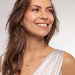 Thomas Sabo Halsband Rosa Sten med Stjärna – KE1953-417-9
