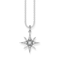 Thomas Sabo Halsband Royalty Stjärna Vit – KE1825-643-14